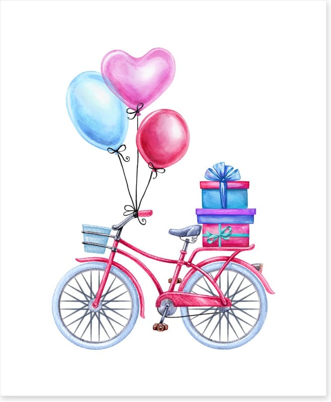 Birthday bicycle