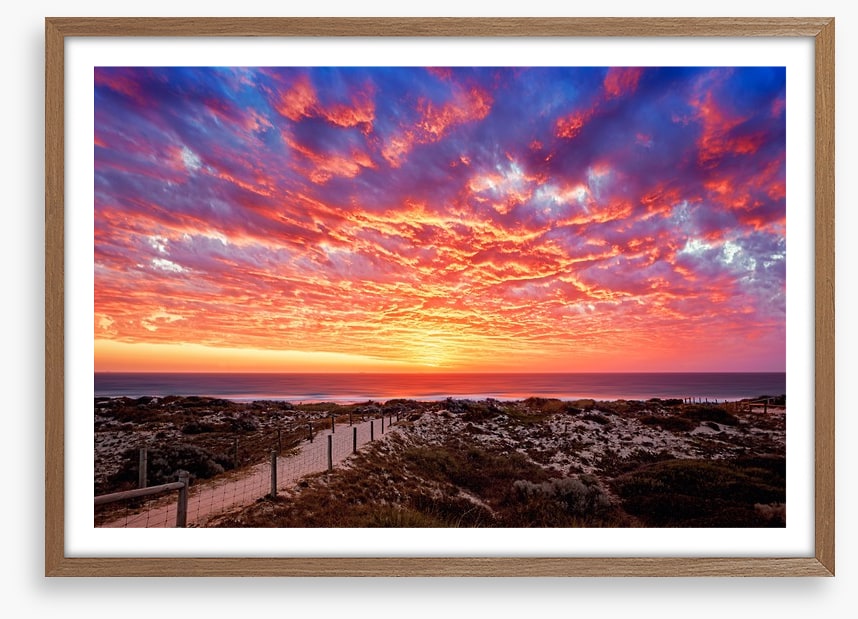 Sunset over the Indian Ocean