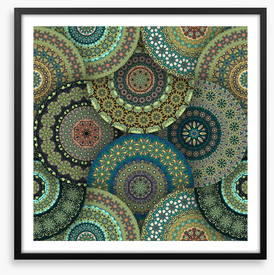 Green mandala mystery
