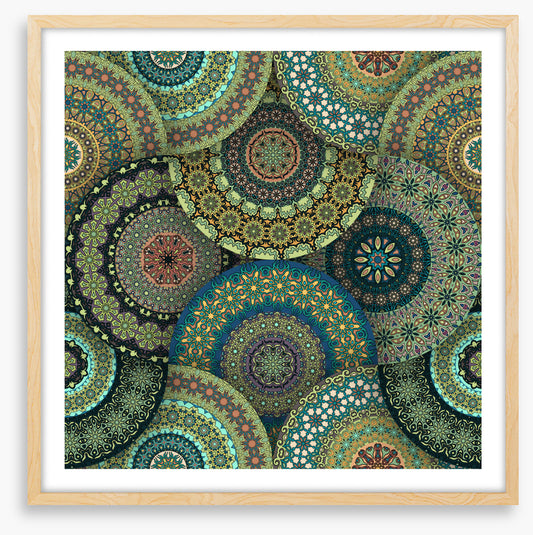 Green mandala mystery