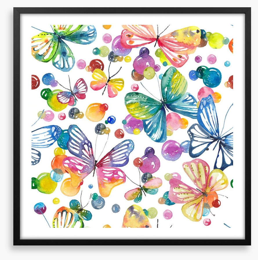 Bubbly butterflies