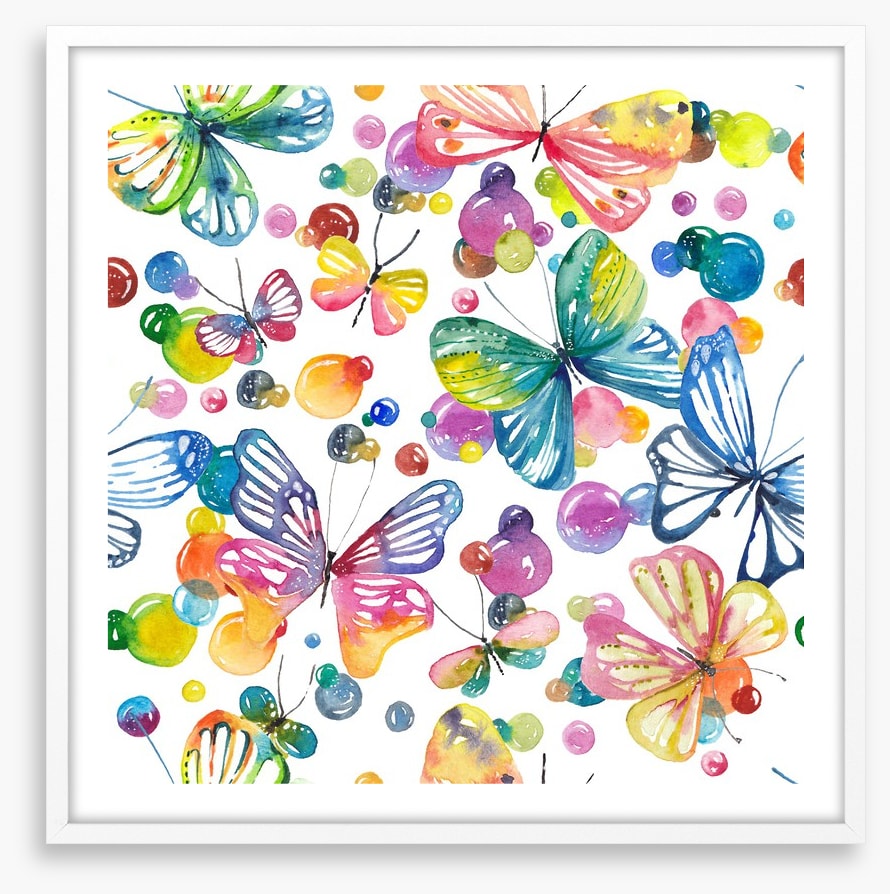 Bubbly butterflies