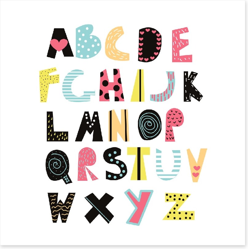 Alphabet and Numbers