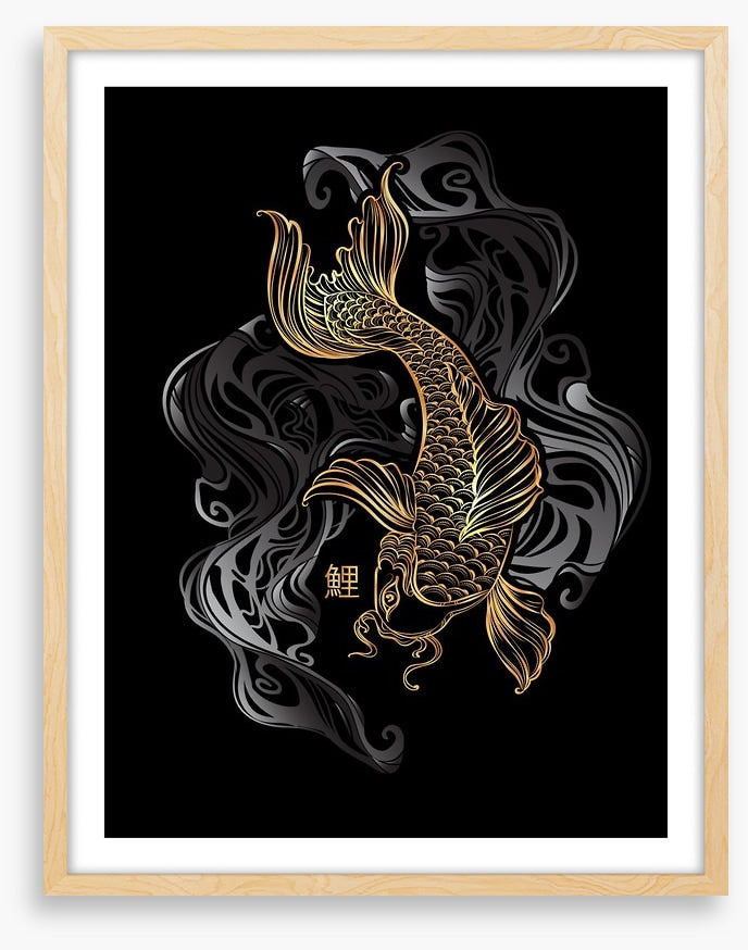 Golden koi tide