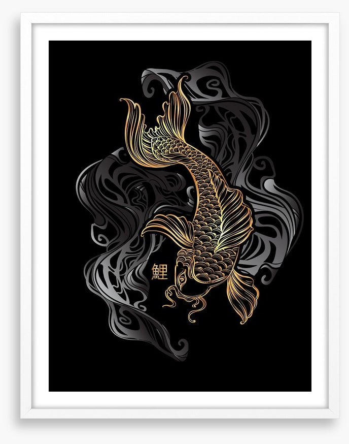 Golden koi tide