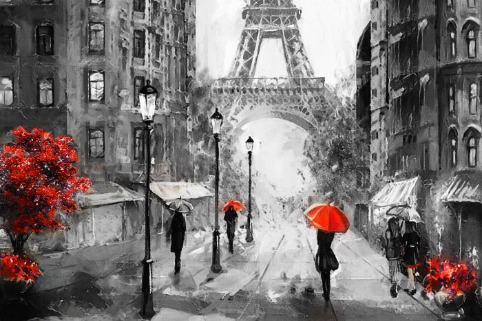 Paris in the rain