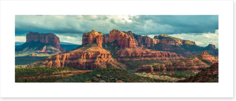 Sedona sandstone panorama