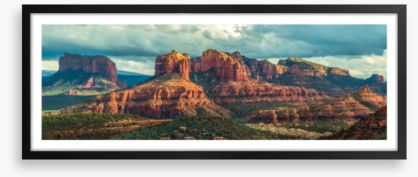 Sedona sandstone panorama