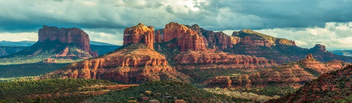 Sedona sandstone panorama