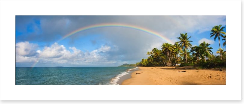 Rainbow beach panorama