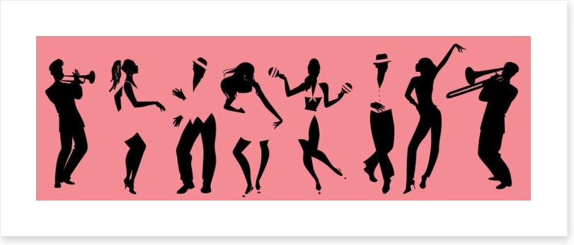 Salsa party panorama