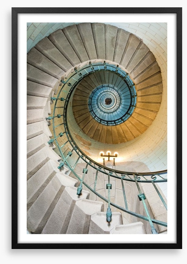 The lighthouse staircase