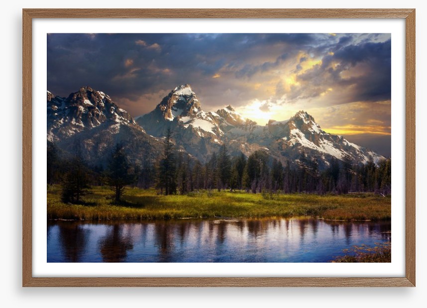Grand Teton cloudburst