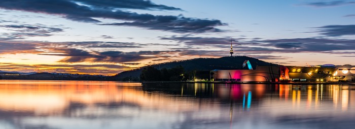 Lake Burley Griffin reflections