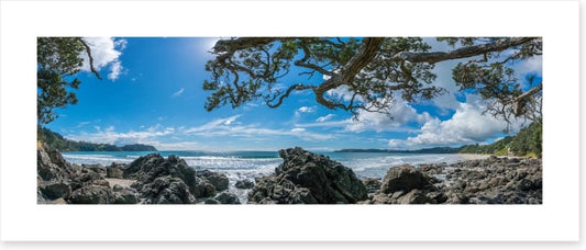Onetangi Beach panoramic