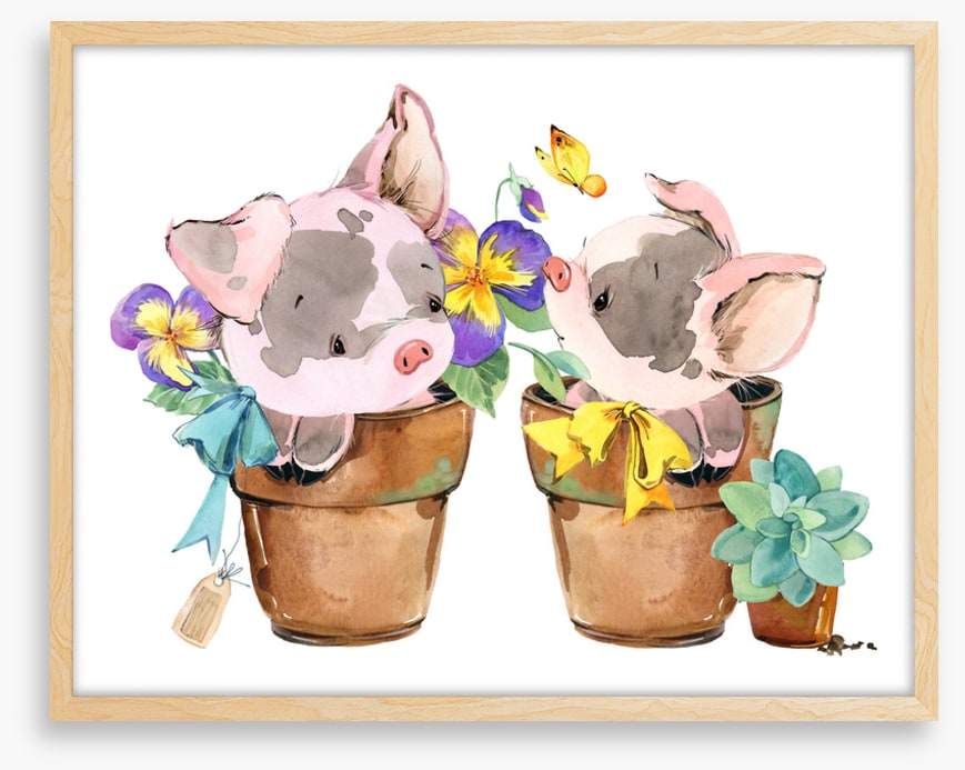 Potted pigs