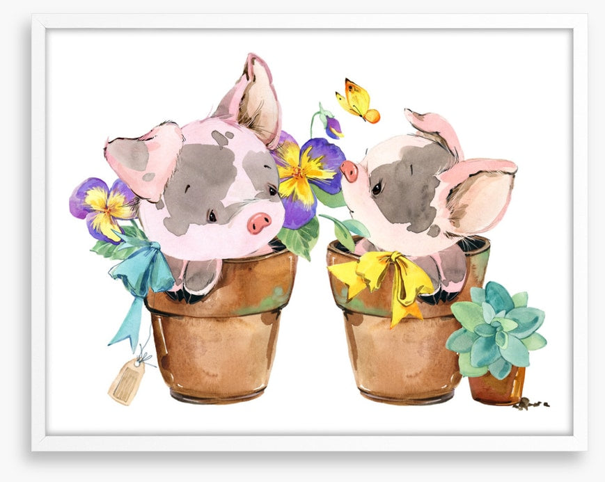 Potted pigs