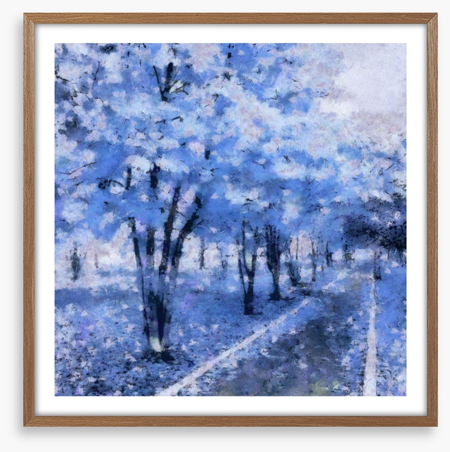 Snow blue avenue