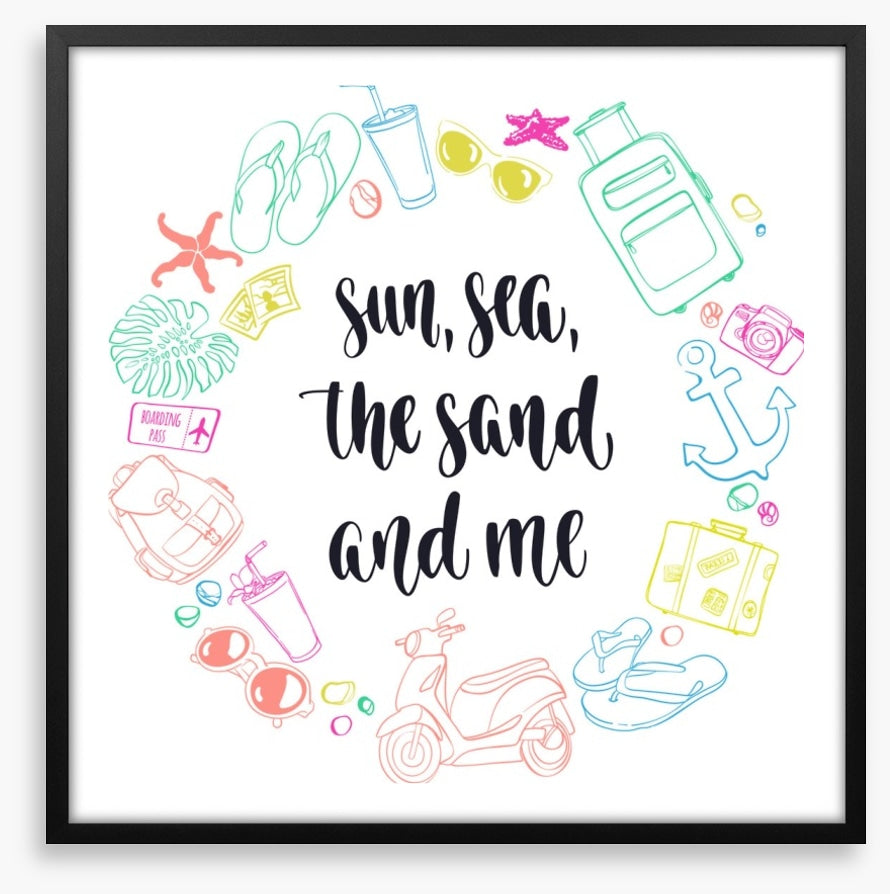 The sand and me