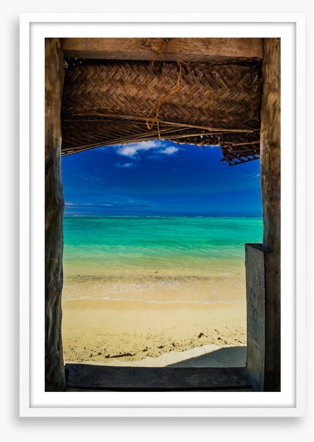 Through the fale window