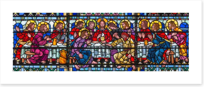 The Last Supper window