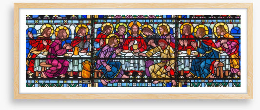 The Last Supper window