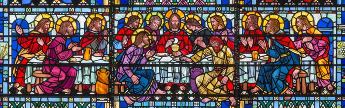 The Last Supper window