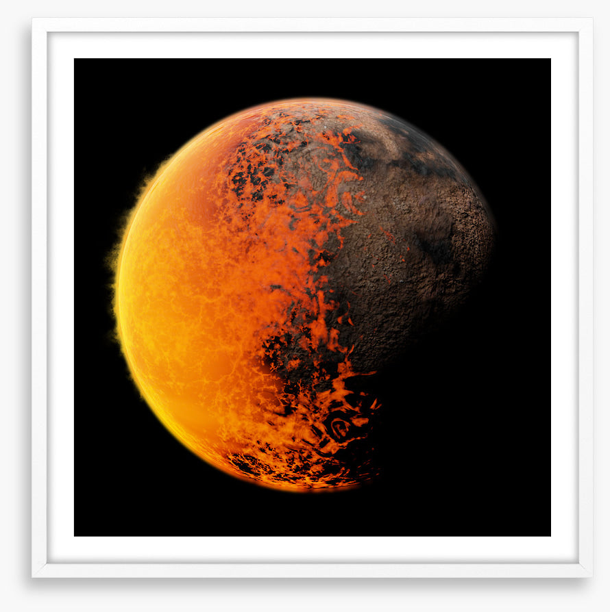 Molten moon