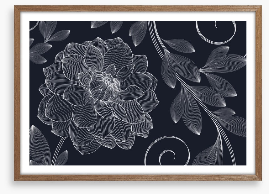 Dahlia flourish
