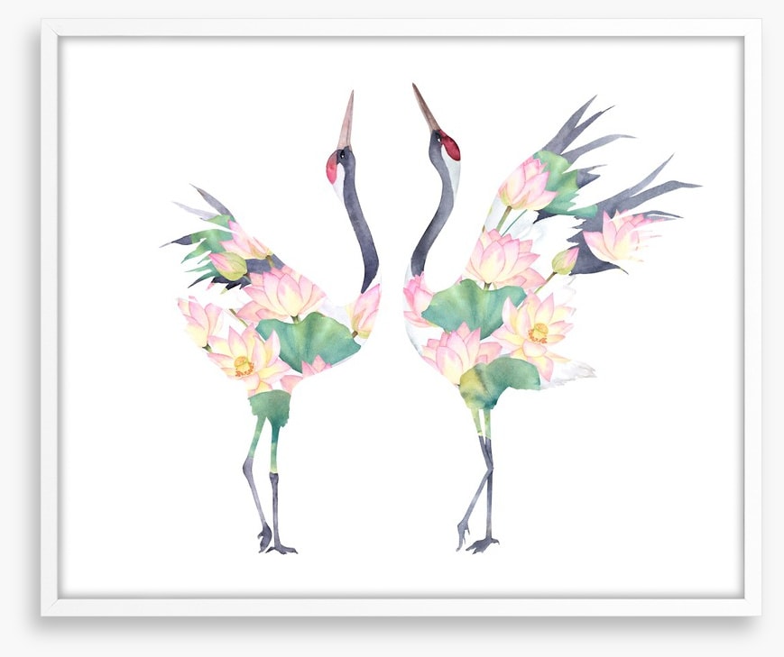 Lotus crane couple