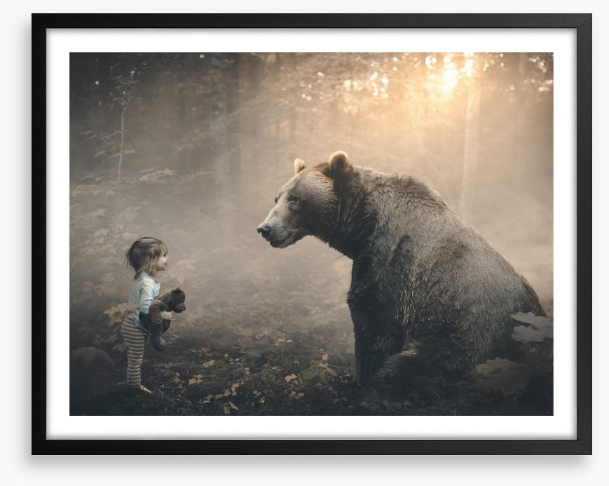 Teddy meets bear