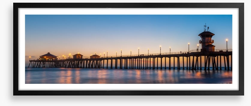 Twilight pier panorama