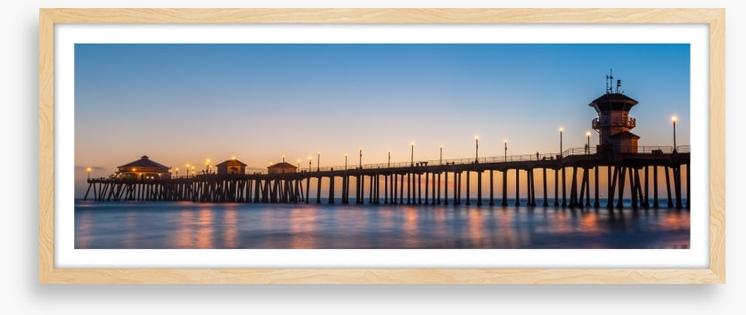Twilight pier panorama
