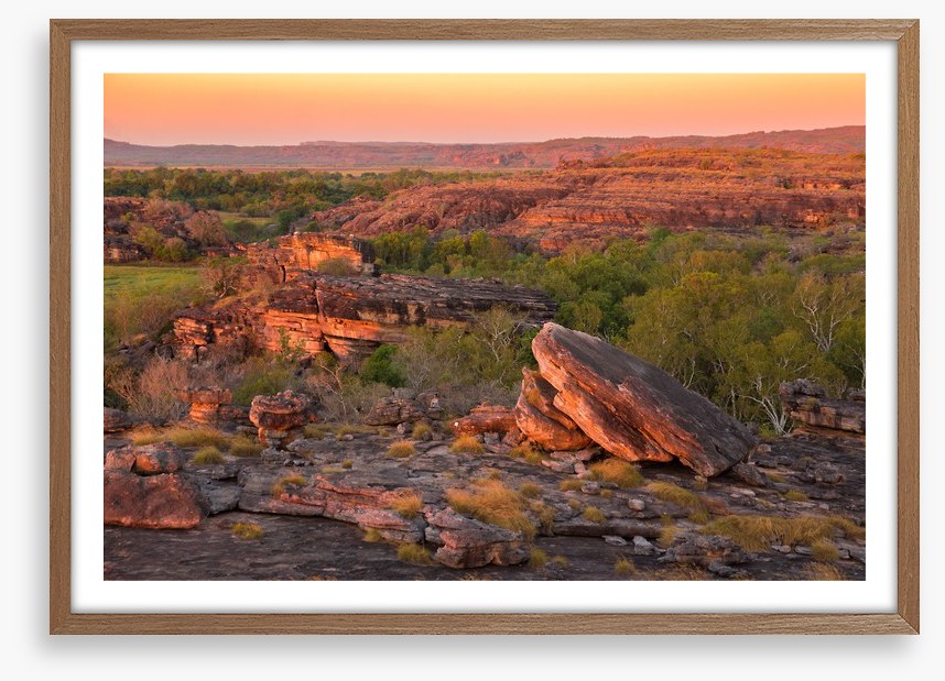 Sundown at Ubirr Rock