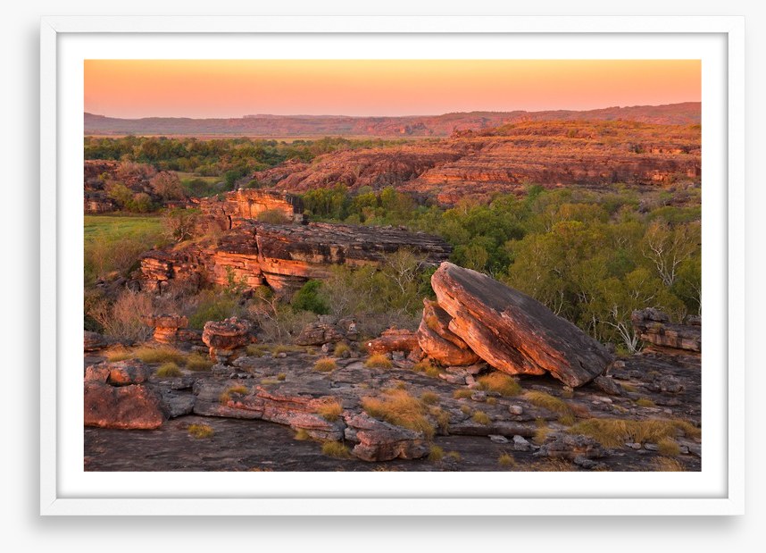 Sundown at Ubirr Rock
