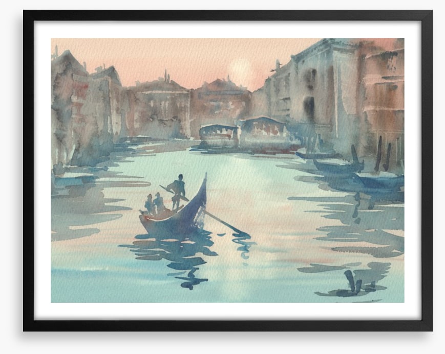 Misty morning gondola