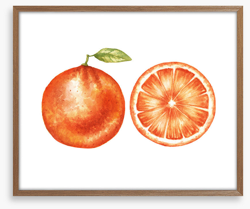Half past orange