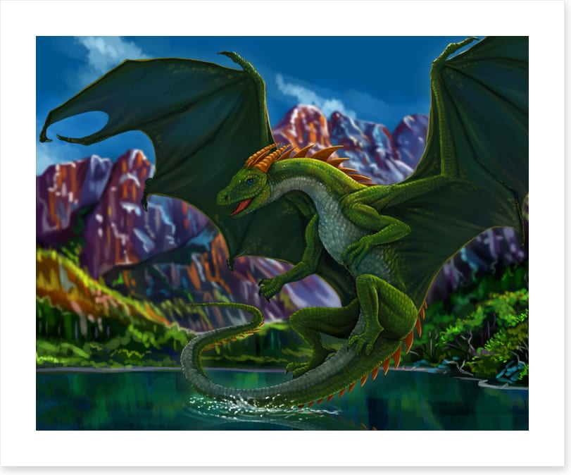 Green lake dragon