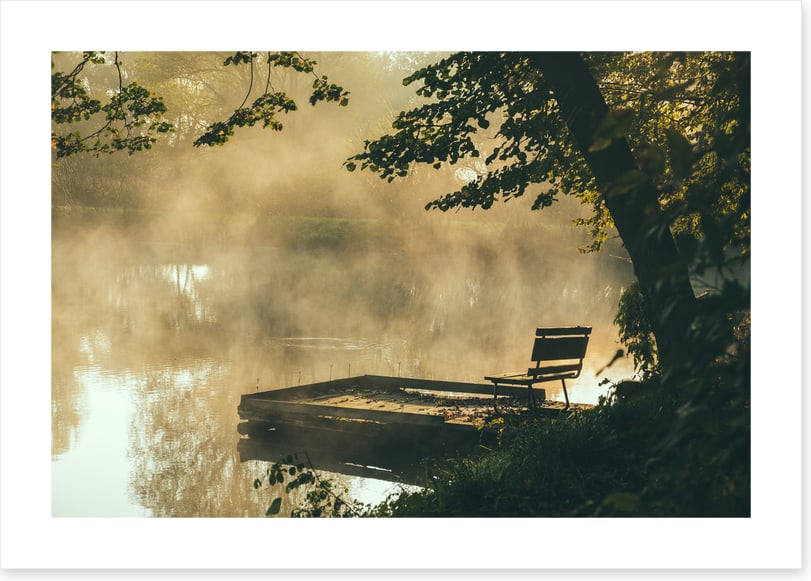 Alone at the lake