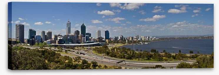 Perth skyline panorama