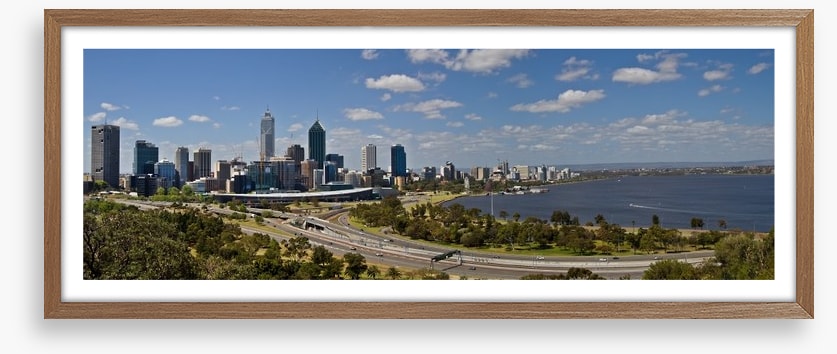 Perth skyline panorama