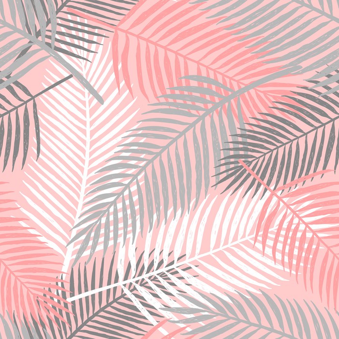 Pink palm breeze