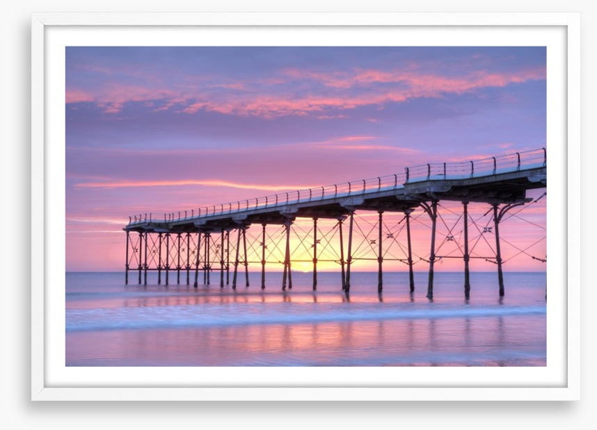 Pink dawn pier