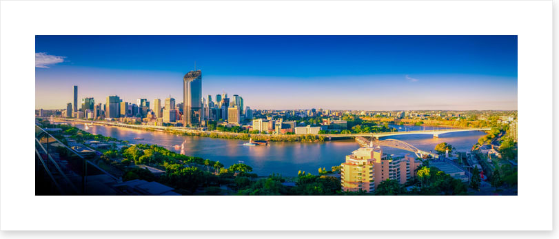 Brisbane summer skyline