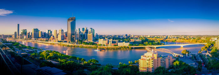 Brisbane summer skyline