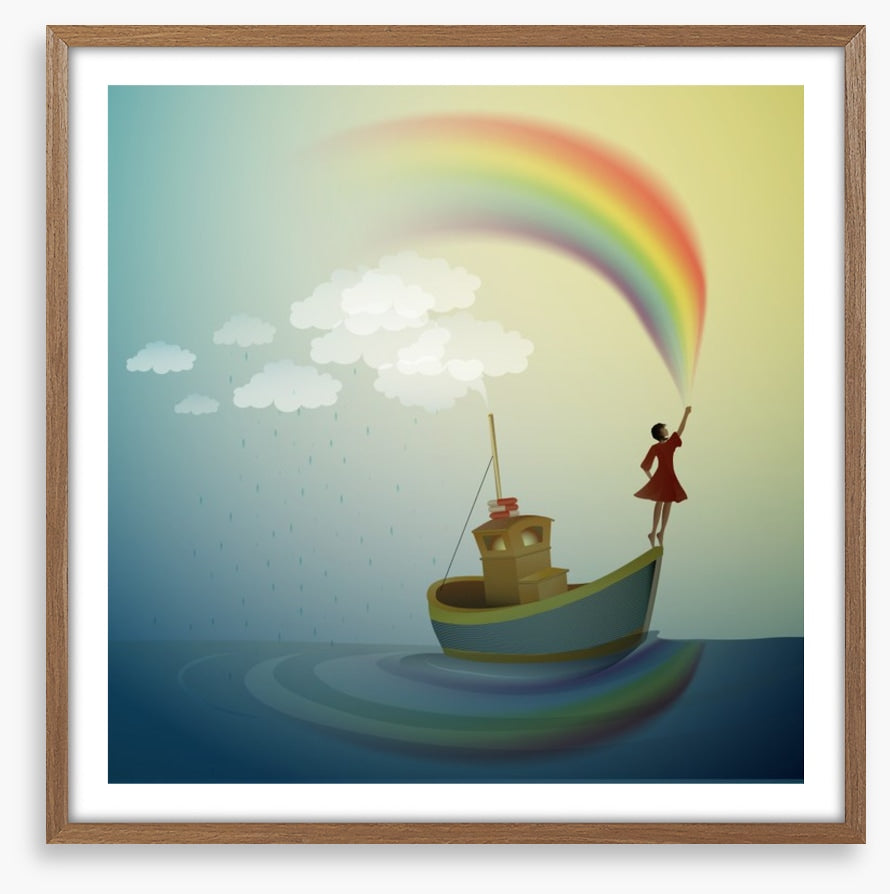The rainbow girl