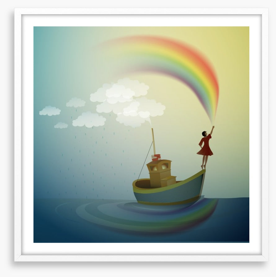 The rainbow girl