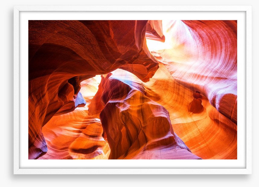 Curve of canyon