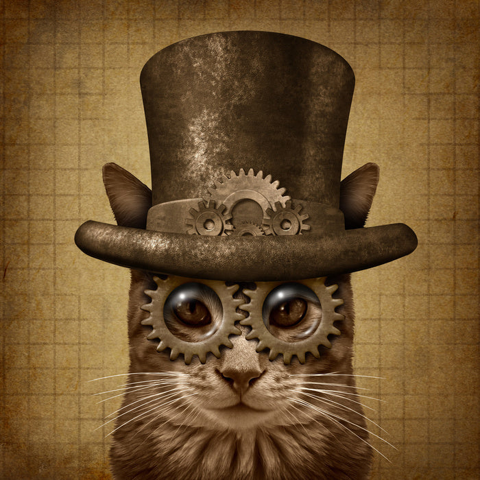 The steampunk cat