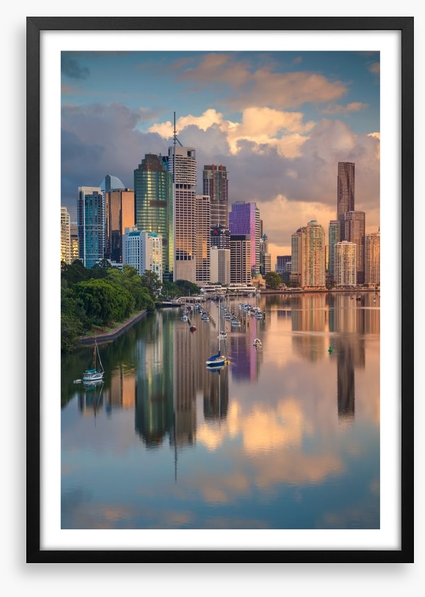 Eagle St pier reflections